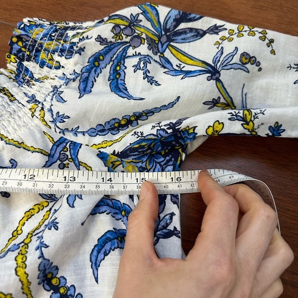 LOFT Women’s Off the Shoulder Floral Pattern Blouse Size XS - Picture 7 of 7